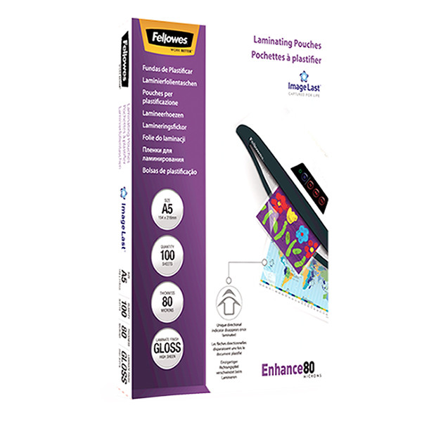 Fellowes ImageLast pochette de plastification A5 brillante 2x80 microns (100 pièces) 213380 - 4