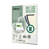 Fellowes Leatherlook couverture pour reliure 250 grammes A4 (25 pièces) - blanc 213206