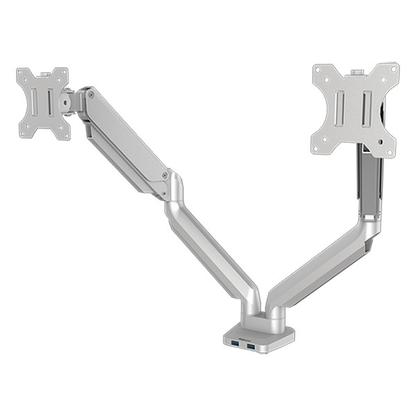 Fellowes Platinum Series bras d'écran pour 2 écrans (avec pince ou vis) - argent 215009 - 1