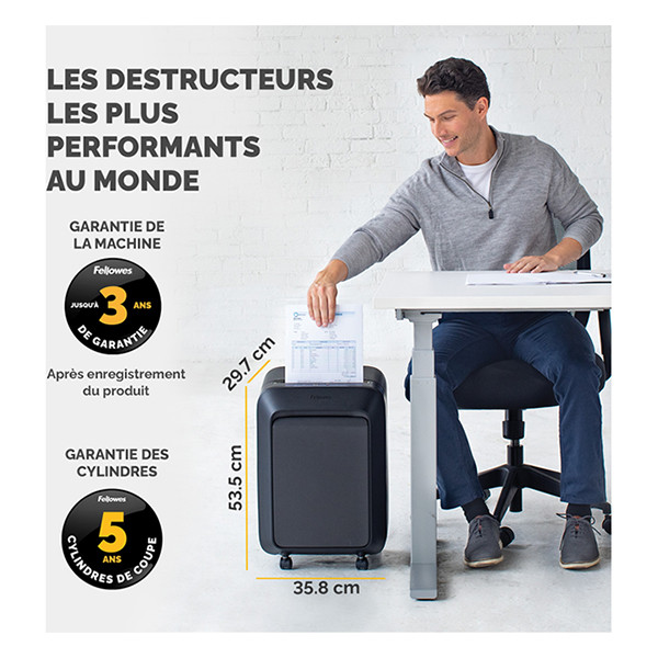 Fellowes Powershred LX210 déchiqueteuse petits copeaux 213362 - 4