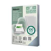 Fellowes couverture de reliure 250 microns A4 (100 pièces) - transparent 207255