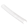 Fellowes peigne métallique 14 mm (100 pièces) - blanc 213139 - 1
