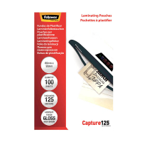 Fellowes pochette de plastification 60 x 90 mm 2 x 125 microns (100 pièces) - brillant 207215
