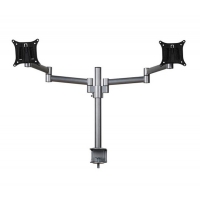 Filex Skylon 2.0 bras d'écran pour 2 écrans (avec pince et oeillet) - argent 400626