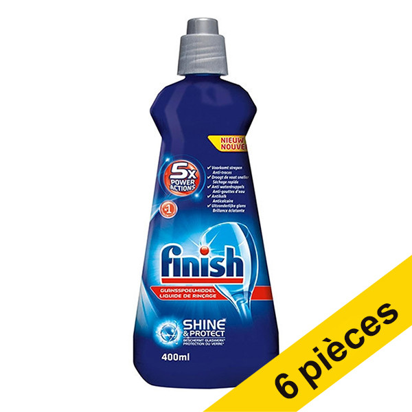 Offre: 6x Finish liquide de rinçage regular (400 ml) SFI01006 - 1