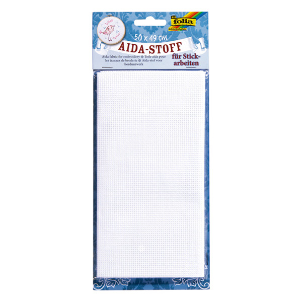 Folia Aida tissu à broder 50 x 49 cm 222278 - 1
