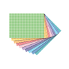 Folia bloc de papier design coloré carrés 50 x 70 cm (10 feuilles) 222125 - 1