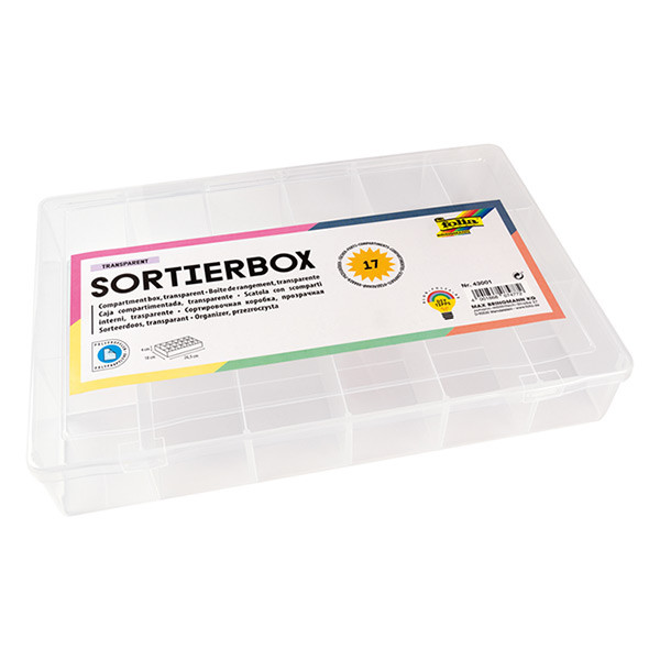 Folia boîte de rangement transparente 17 compartiments 222211 - 2