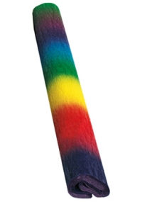 Folia crêpepapier 250 x 50 cm regenboog 222101