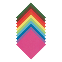 Folia feuilles de pliage colorées 15 x 15 cm (100 feuilles) 222106