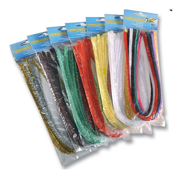 Folia fil chenille assortiment (100 pièces) 222114 - 1