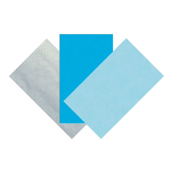 Folia ki papier de soie 50 x 70 (3 pièces) - bleu glacier 222277 - 1