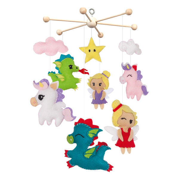 Folia kit créatif mobile forêt magique (14 pièces) 222288 - 1