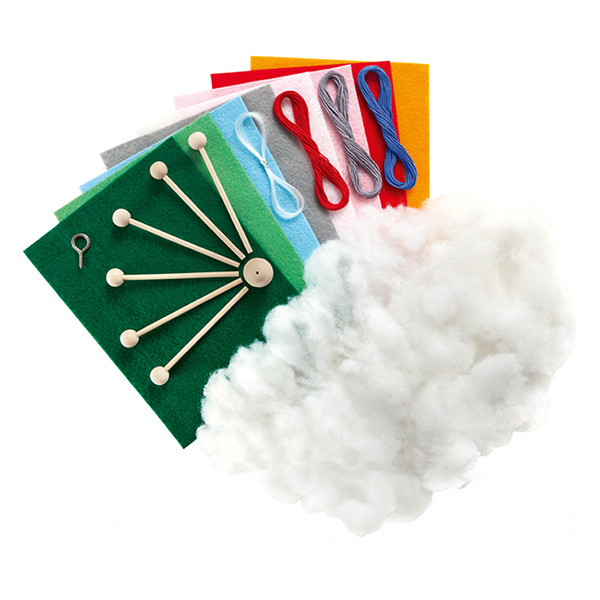 Folia kit créatif mobile jungle (14 pièces) 222289 - 2