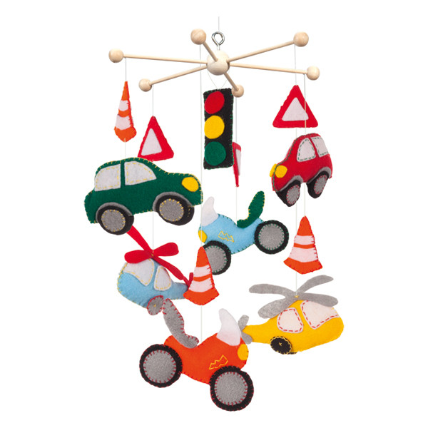 Folia kit créatif mobile véhicules (14 pièces) 222290 - 1