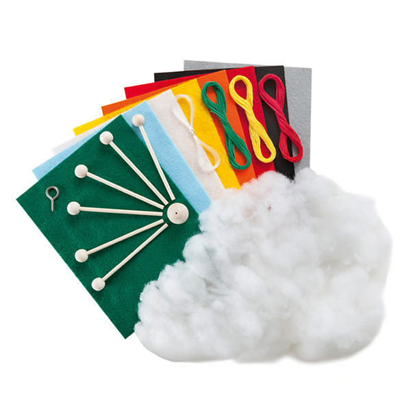 Folia kit créatif mobile véhicules (14 pièces) 222290 - 2