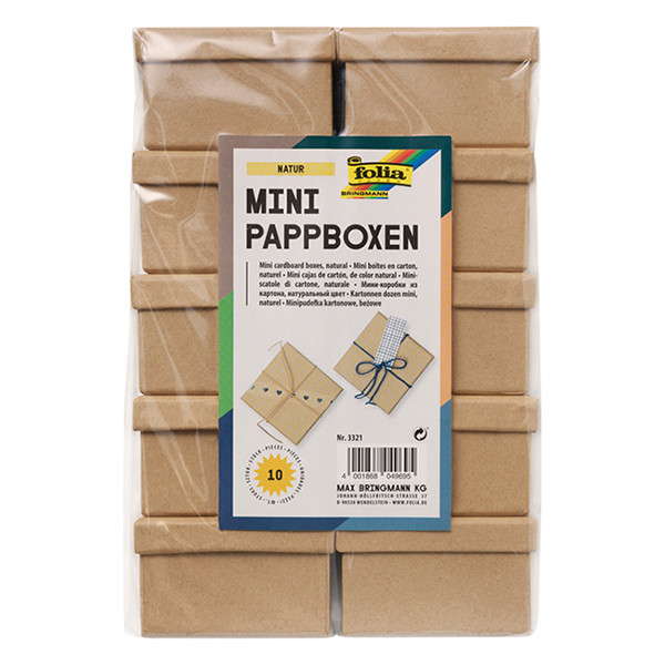 Folia mini boîtes cadeaux en carton (10 pièces) 222337 - 1