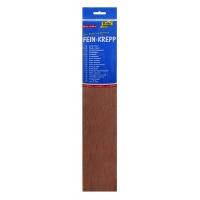Folia papier crépon 250 x 50 cm - marron 222082