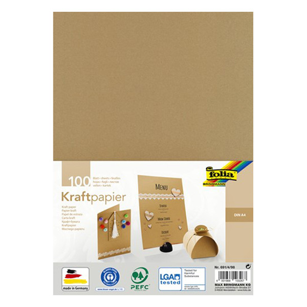 Folia papier kraft A4 120 g/m² (100 feuilles) 222273 - 1