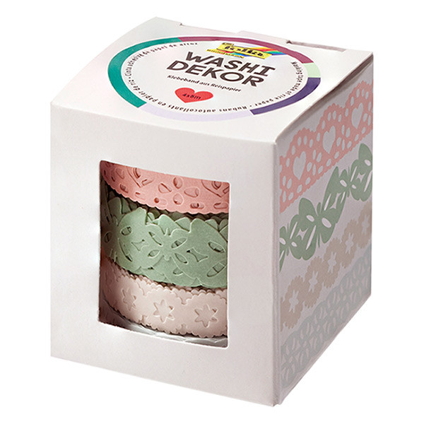 Folia ruban adhésif washi - pastel (4 pièces) 222246 - 2