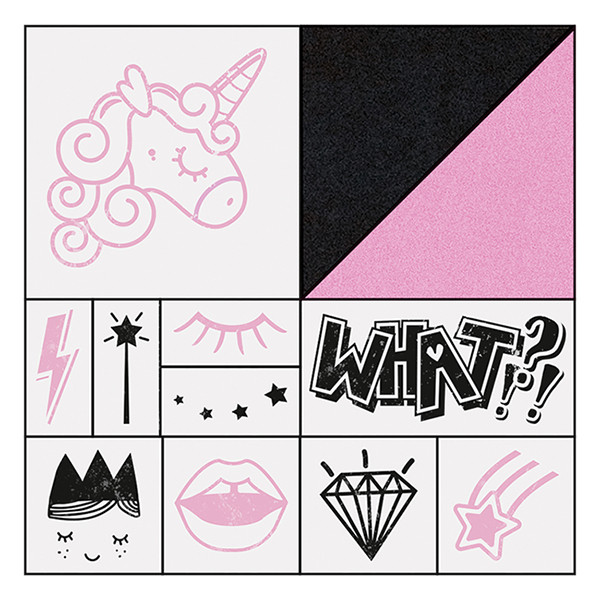 Folia set de tampons Licorne (12 pièces) 222199 - 2