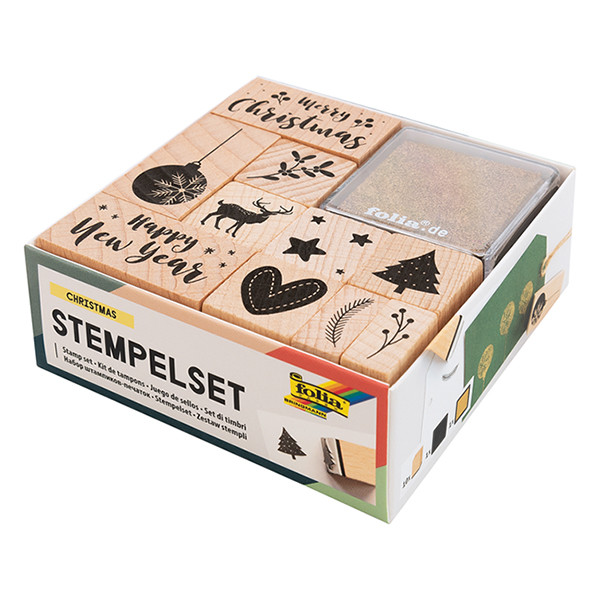 Folia set de tampons Noël (12 pièces) 222201 - 1