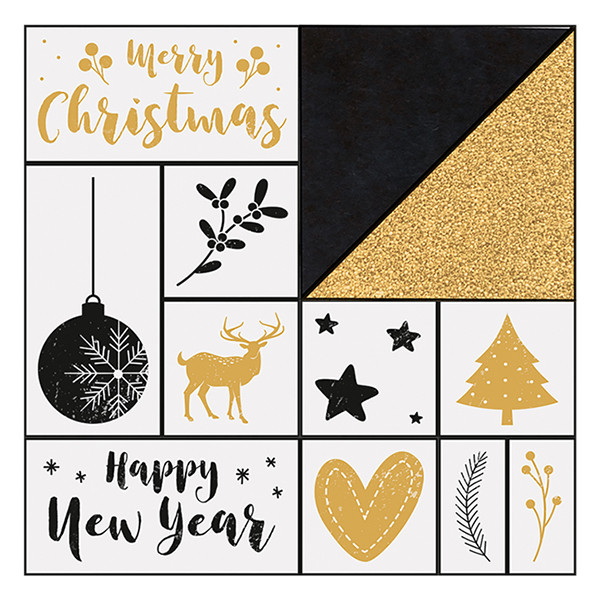 Folia set de tampons Noël (12 pièces) 222201 - 2