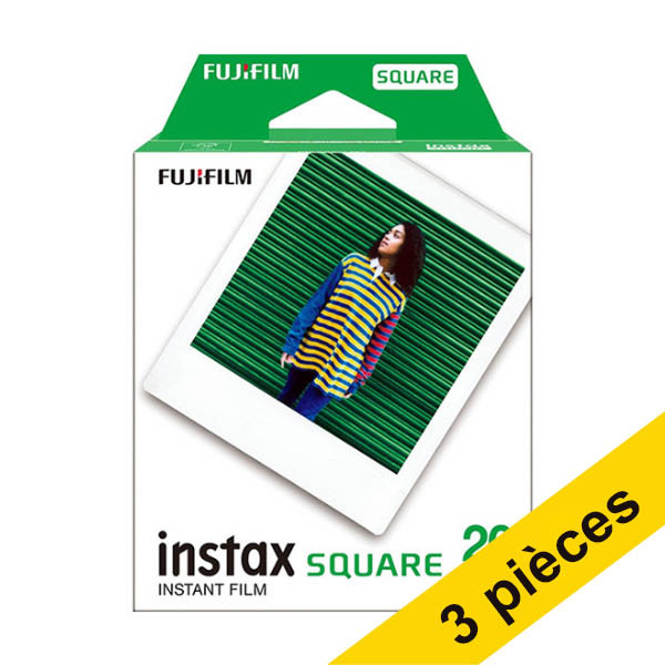 Offre : 3x Fujifilm instax square film (20 feuilles) 150251 - 1