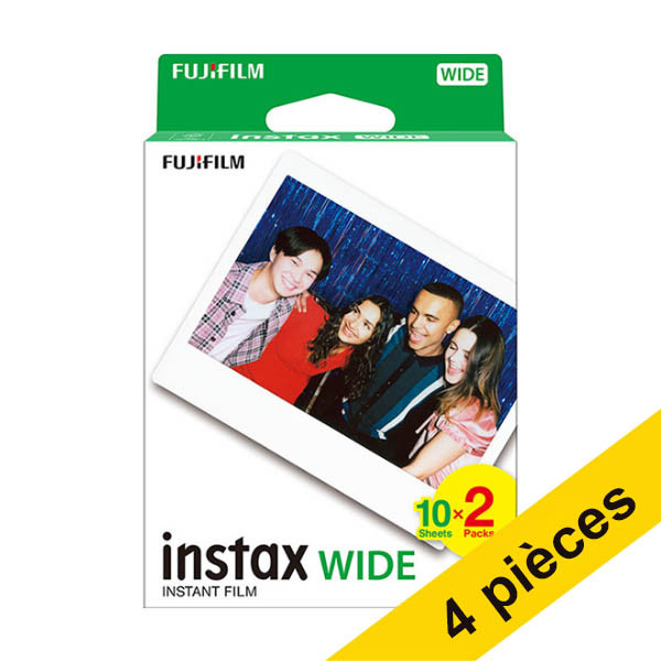 Offre : 4x Fujifilm instax WIDE (20 feuilles) 150250 - 1
