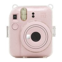 Fujifilm instax mini 12 étui - transparent pailleté 150881