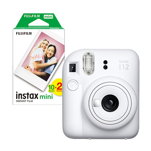 Fujifilm instax mini 12 White avec 20 feuilles de papier 150942 - 1