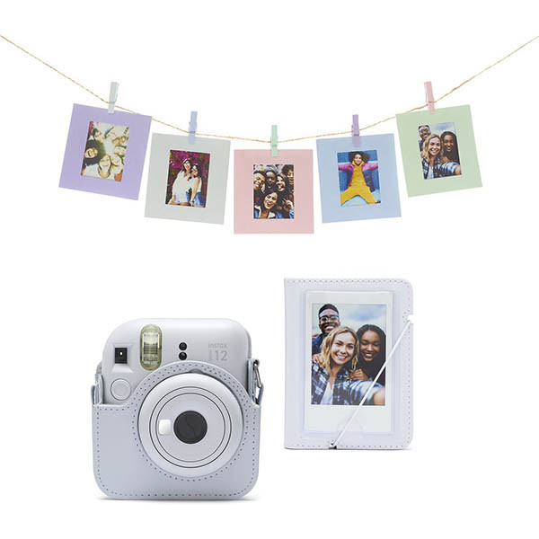 Fujifilm instax mini 12 kit d'accessoires Clay White 150902 - 2