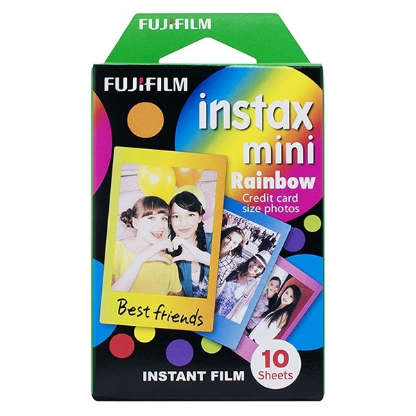 Fujifilm instax mini film Rainbow (10 feuilles) 150820 - 1