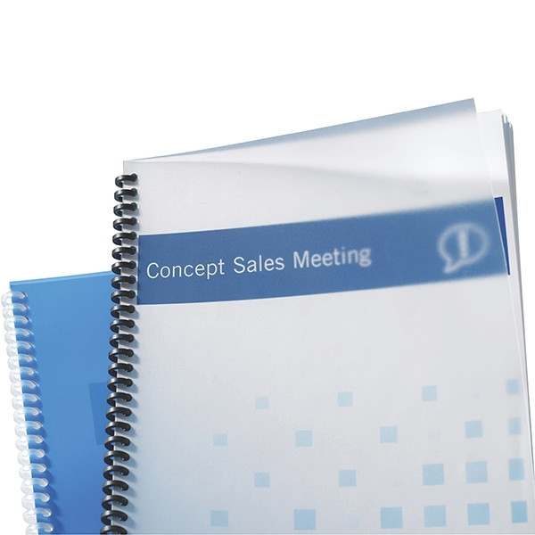 GBC 2100 PolyClearView couverture de reliure 200 microns semi-transparente (100 pièces) 207348 - 1