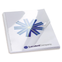 GBC 4160 HiClear couverture de reliure 250 microns transparente A4 (50 pièces) 207370
