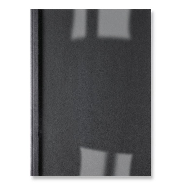 GBC IB3860 LinenWeave Thermabind couverture de reliure 3 mm (100 pièces) - noir 207761 - 1