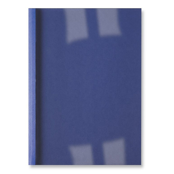 GBC IB3866 LinenWeave Thermabind couverture de reliure 3 mm (100 pièces) - bleu royal 207758 - 1