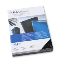 GBC IB386831 PolyOpaque couverture de reliure 300 microns (100 pièces) - noir 207456