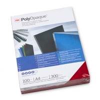 GBC IB387289 PolyOpaque couverture de reliure 300 microns (100 pièces) - rouge 207472