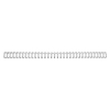GBC RE810497 peigne métallique 6 mm (250 pièces) - argent 207709 - 1