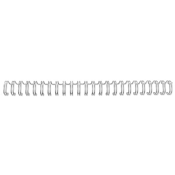 GBC RG8104 peigne métallique 6 mm (100 pièces) - argent 207248 - 1