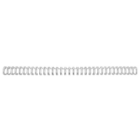 GBC RG8105 peigne métallique 8 mm (100 pièces) - argent 207254
