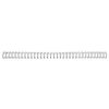 GBC RG8109 peigne métallique 14 mm 125 feuilles (100 pièces) - argent 207278 - 1