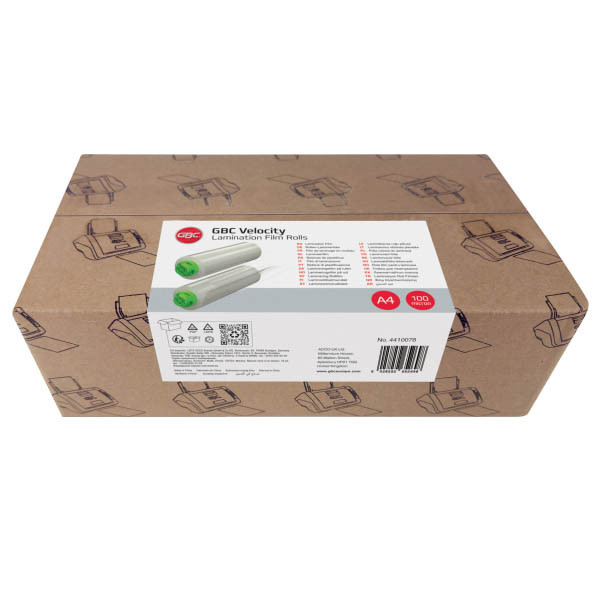 GBC Velocity cartouche de plastification 100 microns brillant 208307 - 4