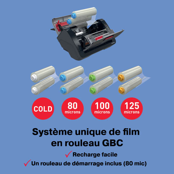 GBC Velocity plastifieuse semi-automatique A4 208305 - 4