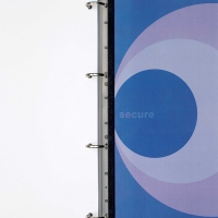 GBC bande de classement PVC 21 trous A4 (100 pièces) - noir 207855