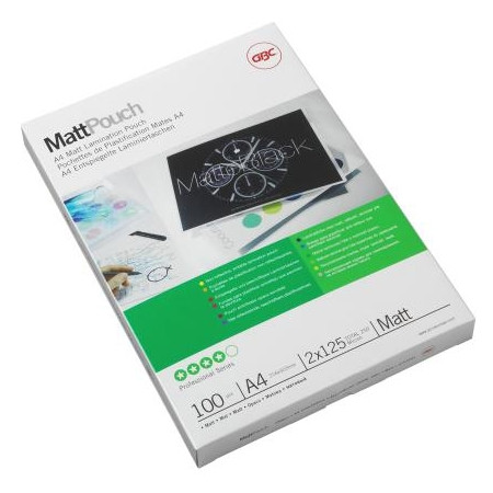 GBC document lamineerhoes A4 mat 2x125 micron (50 stuks) 207010 - 1