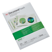 GBC pochette de plastification A3 brillante 2x125 microns (25 pièces) 207068
