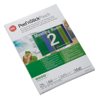 GBC pochette de plastification auto-adhésive A4 mate 2x75 microns (25 pièces) 207044