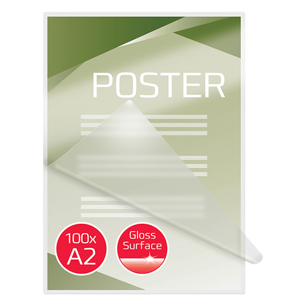 GBC pochette de plastification pour document A2 brillante 2x80 microns (100 pièces) 207585 - 5